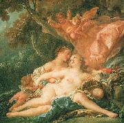 Francois Boucher Jupiter in the Guise of Diana and the Nymph Callisto oil painting reproduction